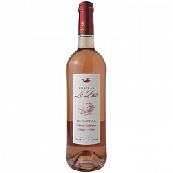 Вино CHATEAU LE RAZ, BERGERAC розовое полусухое 2021