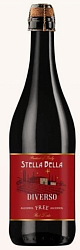 Вино игристое безалкогольное Castello di Lozzolo "Stella Bella" Diverso Rosso кр сл 0.75 л