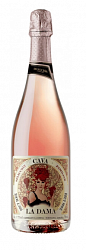 Игристое вино "La Dama" Rose Brut, Cava DO